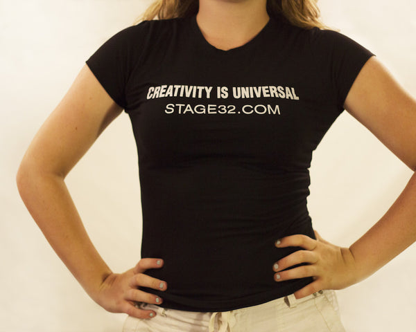 Women's "Creativity Is Universal" Fitted Tri-Blend Tee